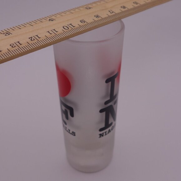 I Love Niagara Falls Smoked Shot Glass - Picture 7 of 12